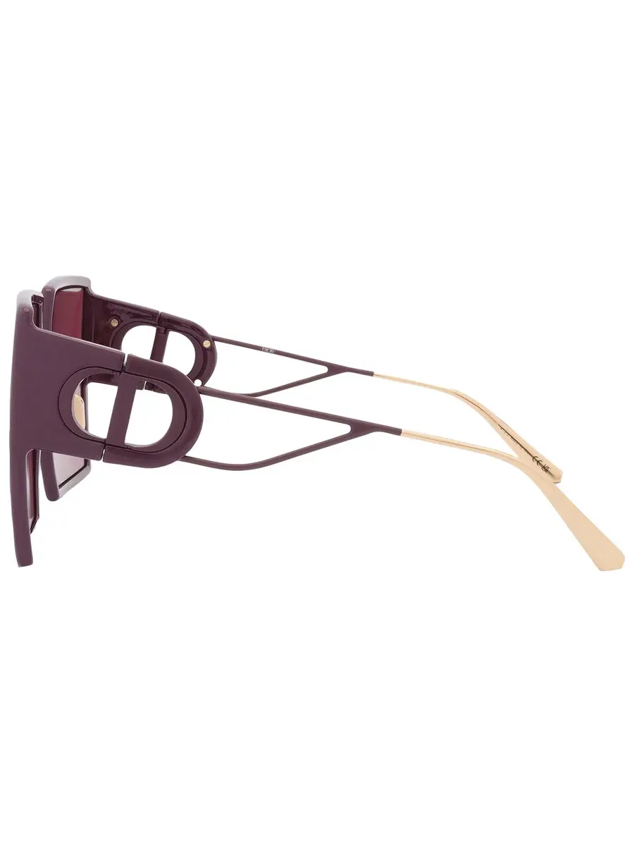 Солнцезащитные очки для женщин Dior 30MONTAIGNE SU Burgundy Square CD40030U 60D0 58 — изображение 5 из 5, красный