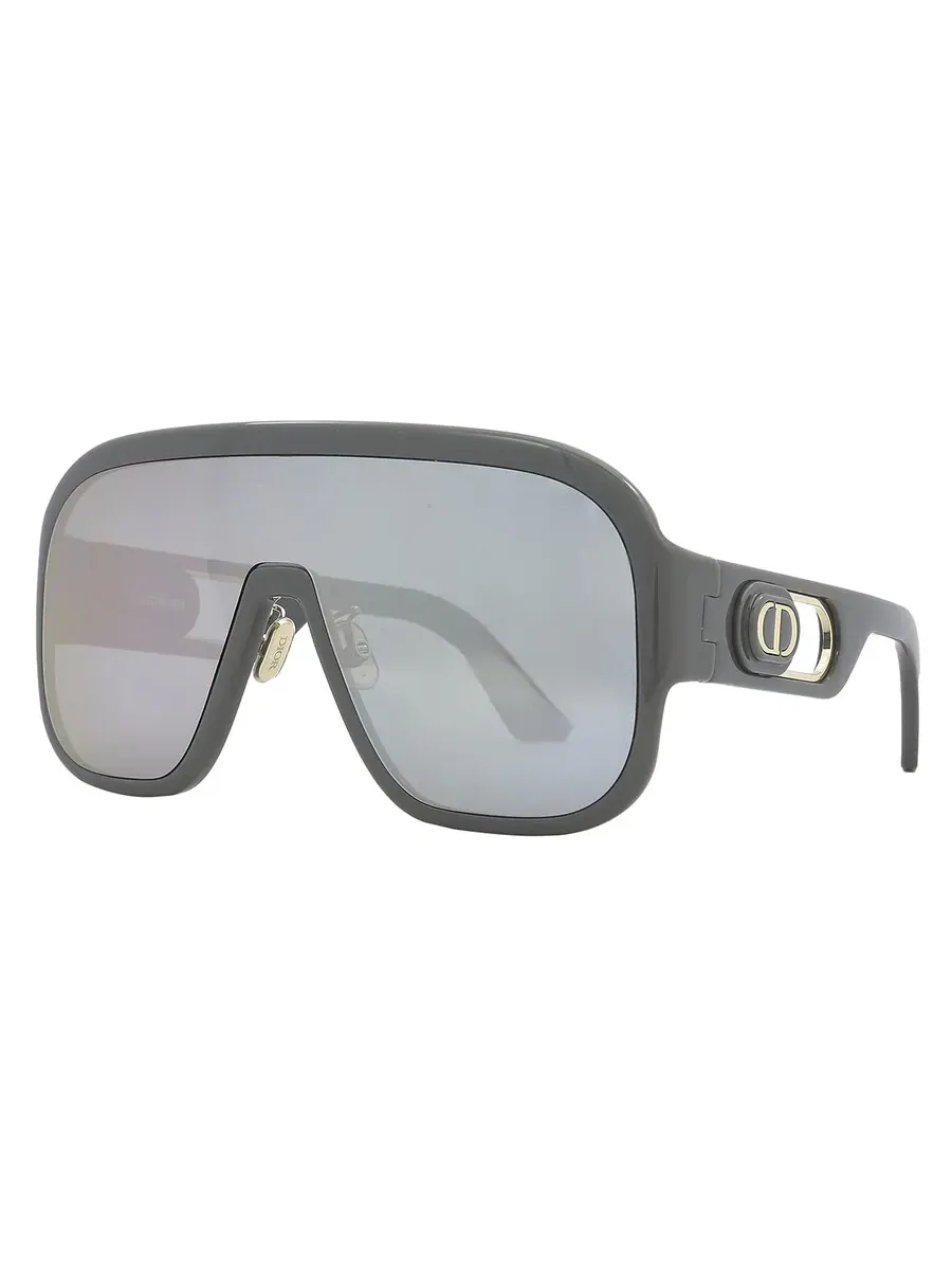 Dior DIORBOBBYSPORT M1U Серебряные зеркальные женские солнцезащитные очки CD40054U 20C 00 — изображение 3 из 5, серый