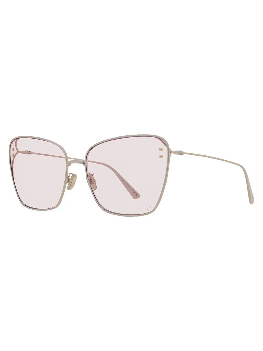 Солнцезащитные очки для женщин Dior MISSDIOR B2U Pink Butterfly CD40095U 10Y 63 — изображение 2 из 4, золото