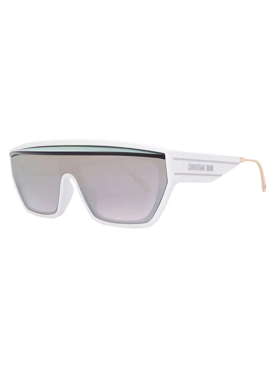 Солнцезащитные очки для женщин Dior DIORCLUB M7U Gold Gradient Shield CD40152U 24Z 141 — изображение 2 из 4, белый