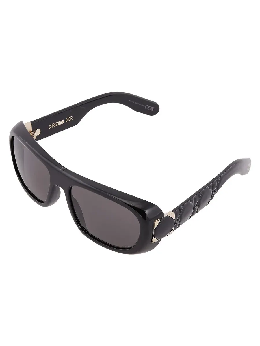 Солнцезащитные очки для женщин Dior LADY 9522 S1I серые CD40115I 01A 59 — изображение 3 из 4, черный