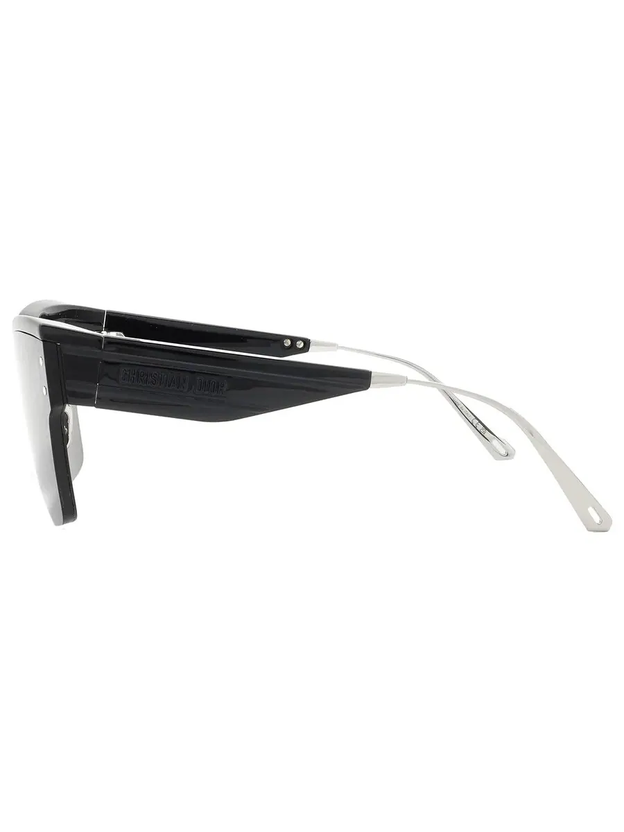 Солнцезащитные очки для женщин Dior DIORCLUB M4U Smoke Mirror Logo Shield CD40090U 01C 00 — изображение 4 из 5, серый