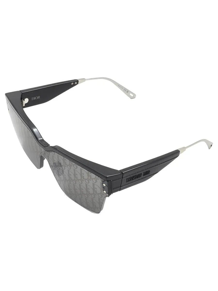 Солнцезащитные очки для женщин Dior DIORCLUB M4U Smoke Mirror Logo Shield CD40090U 01C 00 — изображение 5 из 5, серый