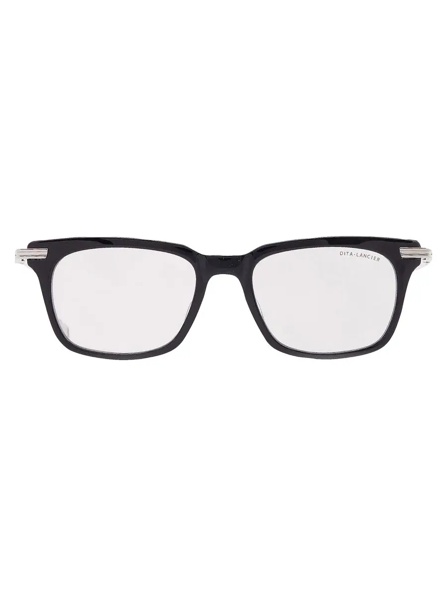Очки Dita LANCIER с защитой от синего света, квадратной формы, унисекс, LSA-437 02 52, темно-синий/серебристый