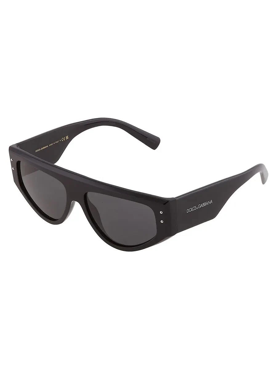 Мужские солнцезащитные очки Dolce and Gabbana Dark Grey Browline DG4461 501/87 57 Dolce & Gabbana — изображение 3 из 4