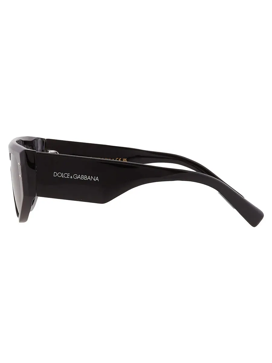 Мужские солнцезащитные очки Dolce and Gabbana Dark Grey Browline DG4461 501/87 57 Dolce & Gabbana — изображение 4 из 4