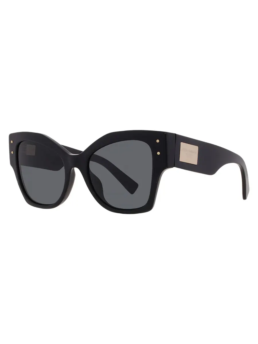 Женские солнцезащитные очки Dolce and Gabbana Dark Grey Butterfly DG4478F 501/87 53 Dolce & Gabbana — изображение 2 из 4
