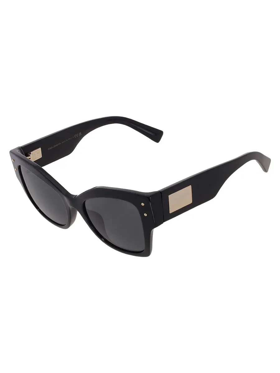Женские солнцезащитные очки Dolce and Gabbana Dark Grey Butterfly DG4478F 501/87 53 Dolce & Gabbana — изображение 3 из 4