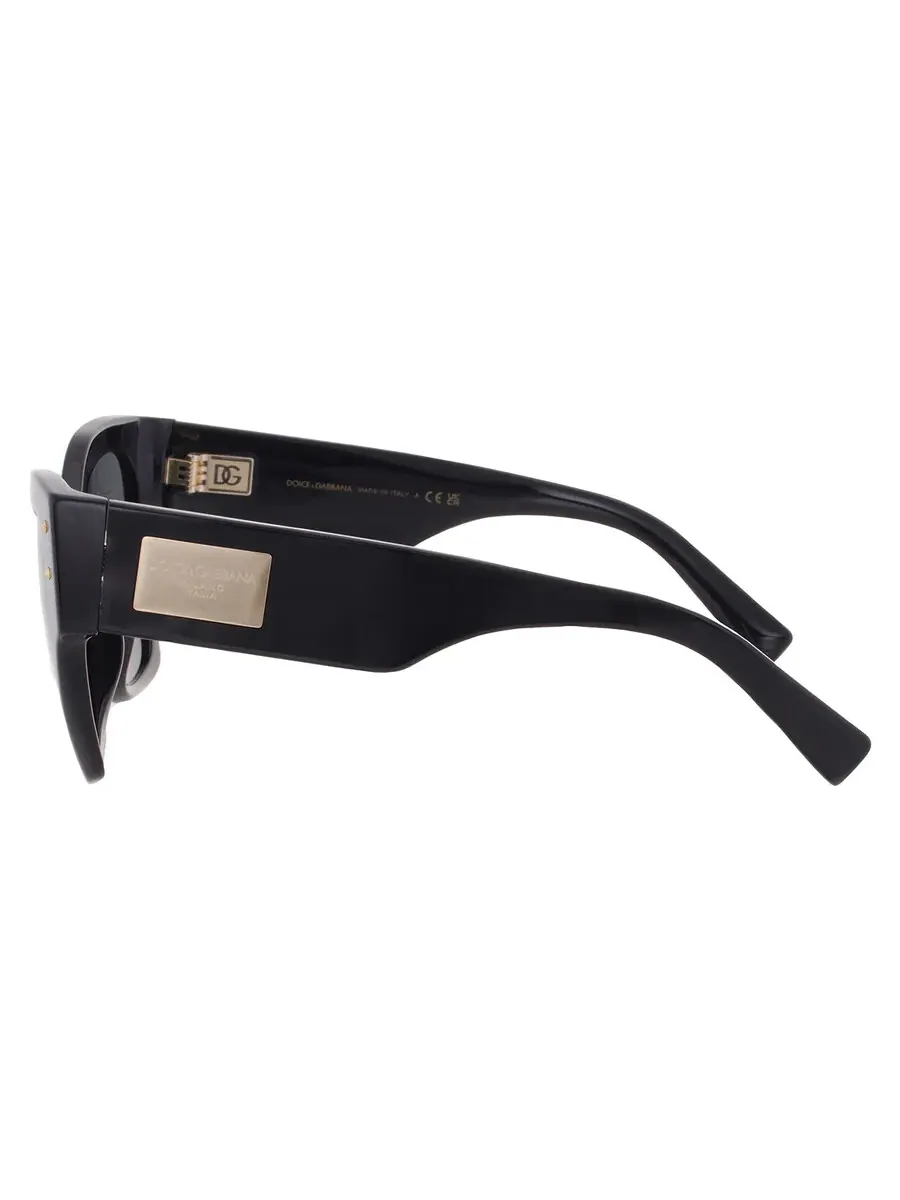 Женские солнцезащитные очки Dolce and Gabbana Dark Grey Butterfly DG4478F 501/87 53 Dolce & Gabbana — изображение 4 из 4