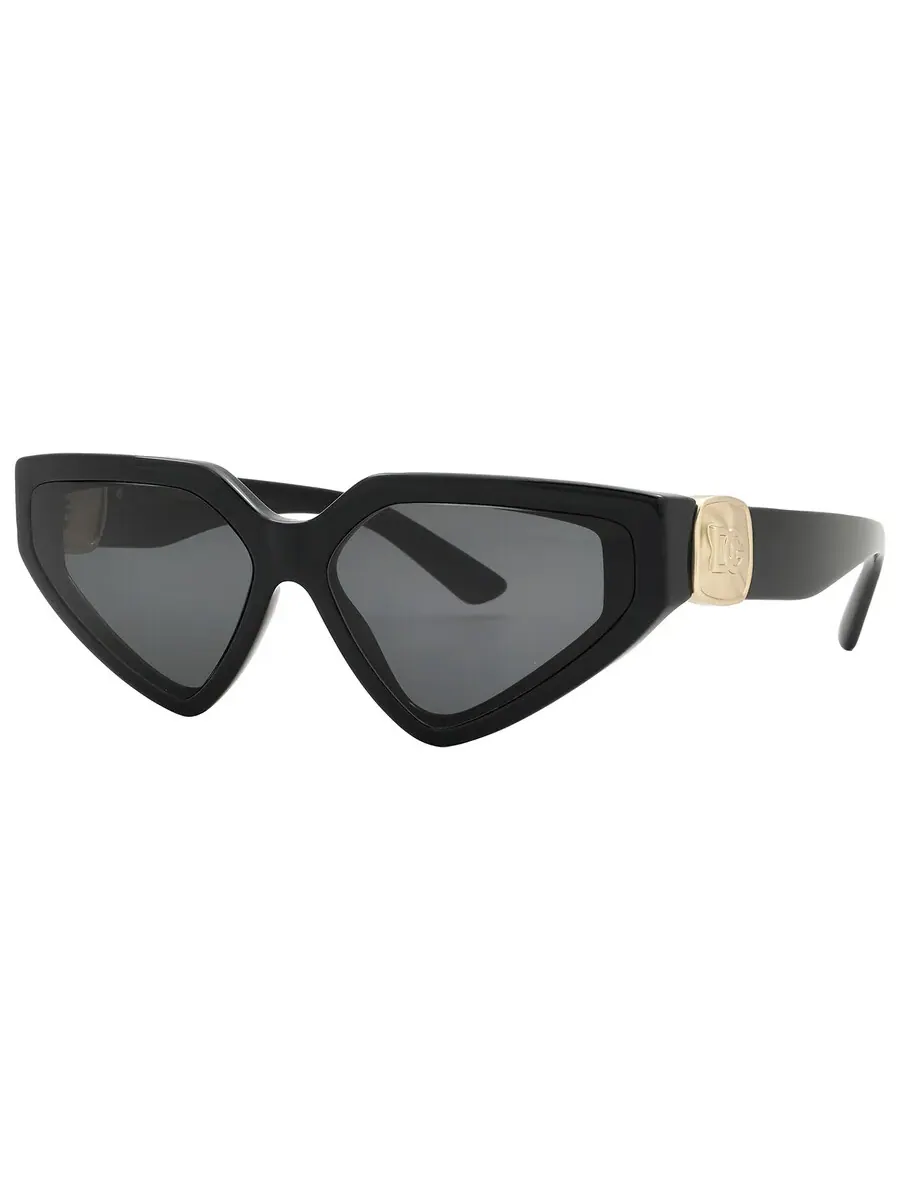 Женские солнцезащитные очки Dolce and Gabbana Dark Grey Cat Eye DG4469 501/87 59 Dolce & Gabbana — изображение 3 из 5, черный