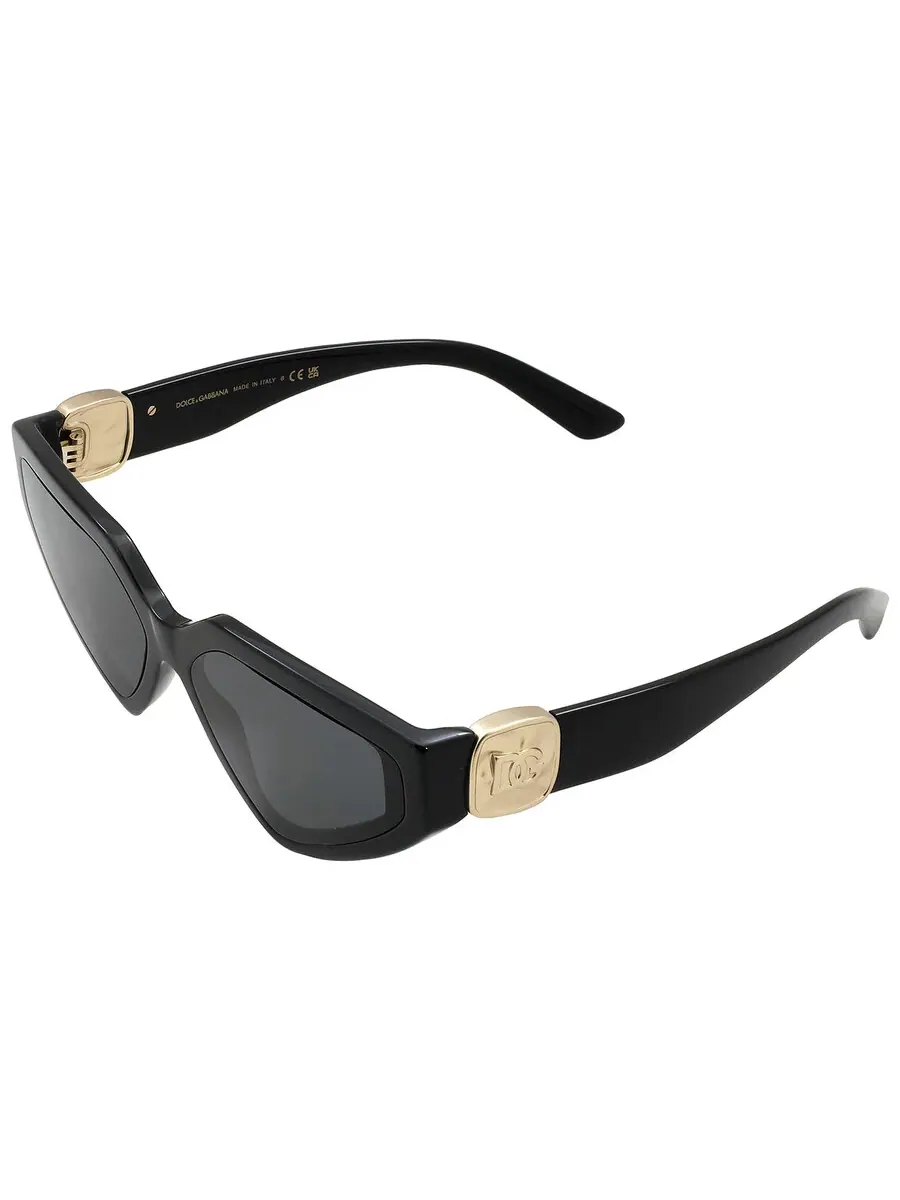Женские солнцезащитные очки Dolce and Gabbana Dark Grey Cat Eye DG4469 501/87 59 Dolce & Gabbana — изображение 5 из 5, черный