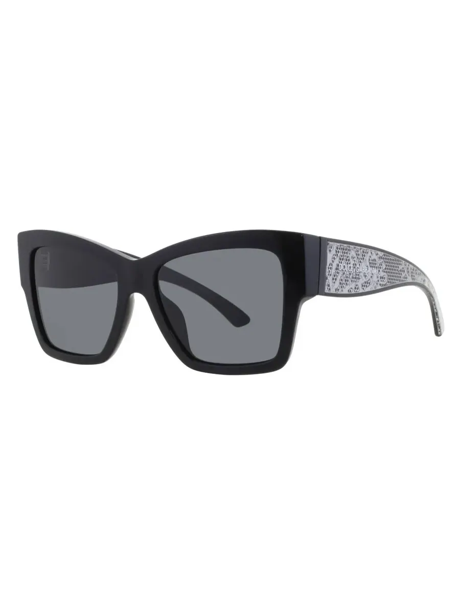 Солнцезащитные очки для женщин Dolce and Gabbana Dark Grey Butterfly DG4493 501/87 55 Dolce & Gabbana — изображение 2 из 4