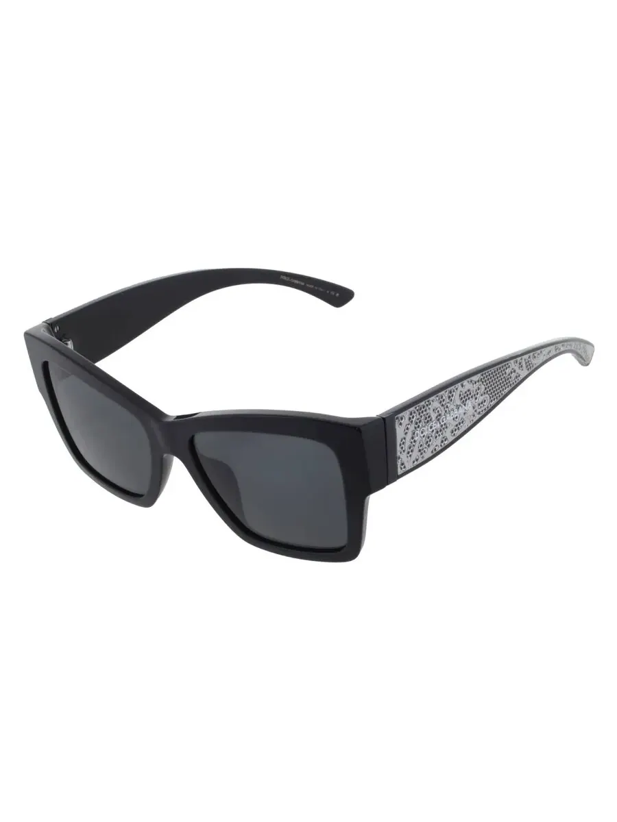 Солнцезащитные очки для женщин Dolce and Gabbana Dark Grey Butterfly DG4493 501/87 55 Dolce & Gabbana — изображение 3 из 4