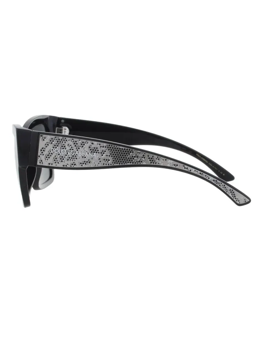 Солнцезащитные очки для женщин Dolce and Gabbana Dark Grey Butterfly DG4493 501/87 55 Dolce & Gabbana — изображение 4 из 4