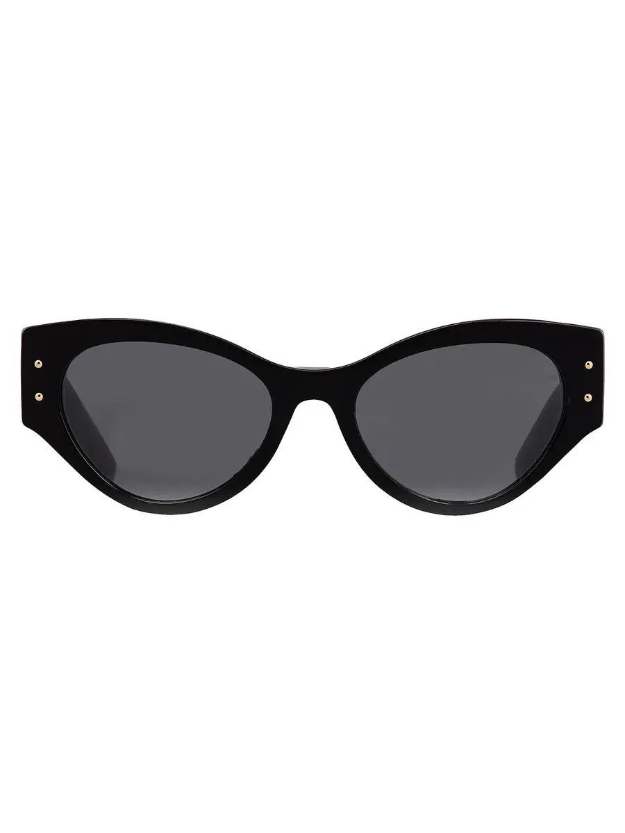 Солнцезащитные очки Dolce and Gabbana для женщин, серо-темные кошачьи глаза DG4480F 501/87 53 Dolce & Gabbana