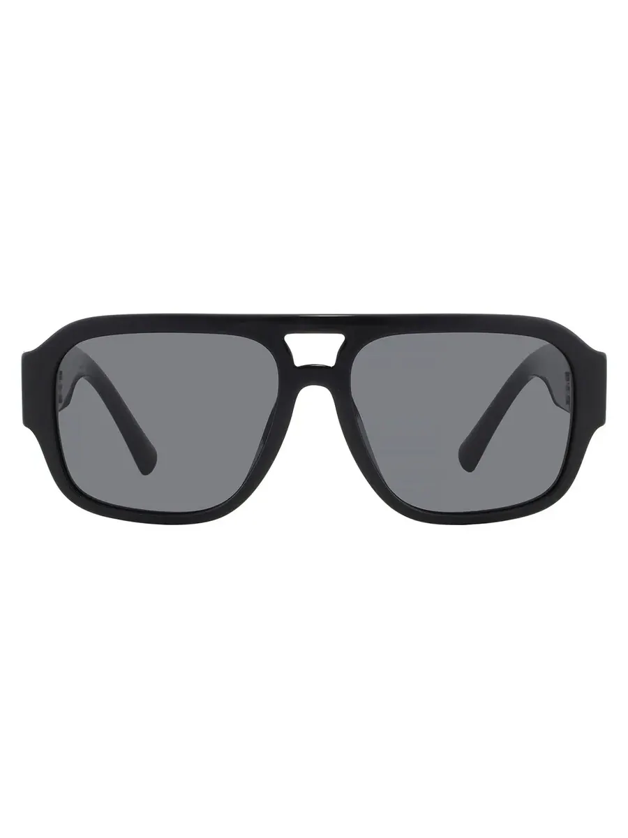 Солнцезащитные очки для мужчин Dolce and Gabbana Dark Grey Pilot DG4506 501/87 58 Dolce & Gabbana
