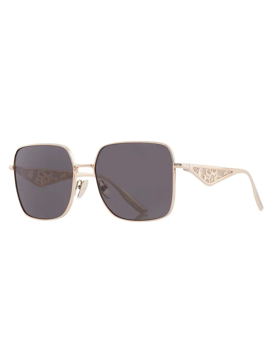 Женские спортивные солнцезащитные очки Dolce and Gabbana темно-серого цвета DG2310 02/87 57 Dolce & Gabbana, золото