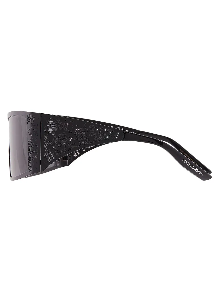Солнцезащитные очки для женщин Dolce and Gabbana Dark Grey Shield DG2317 110687 138 Dolce & Gabbana — изображение 4 из 4