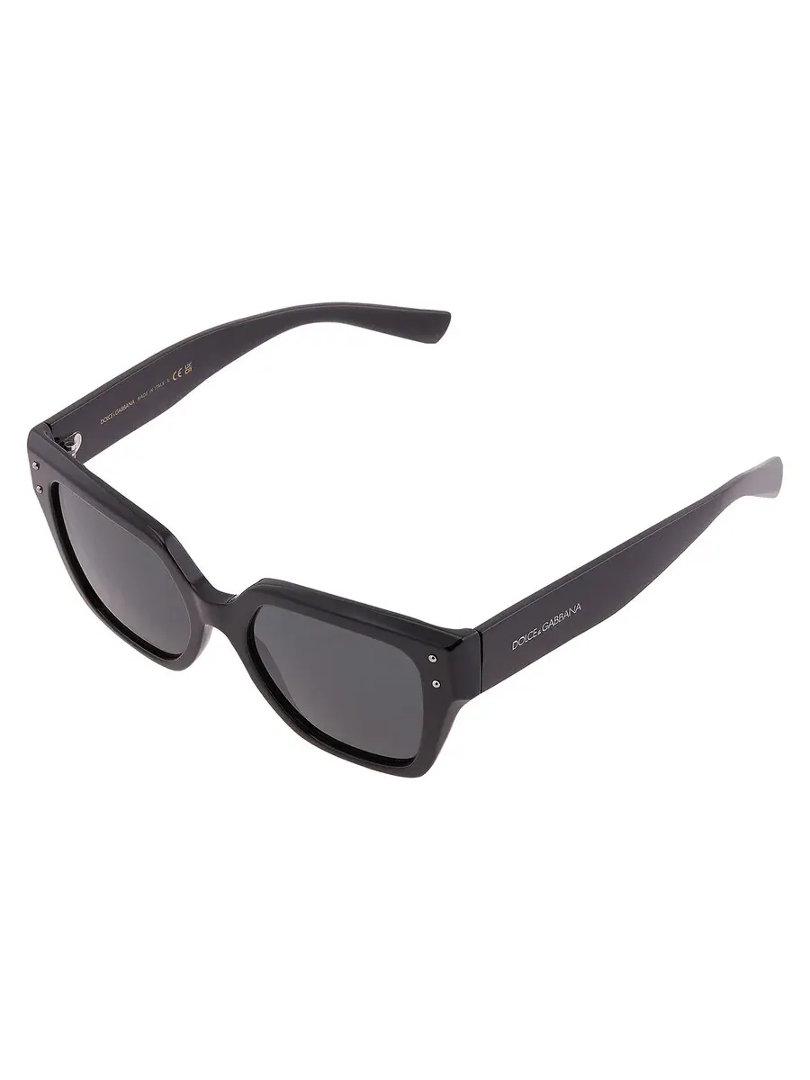 Солнцезащитные очки для женщин Dolce and Gabbana Dark Grey Sport DG4471 501/87 52 Dolce & Gabbana — изображение 3 из 4