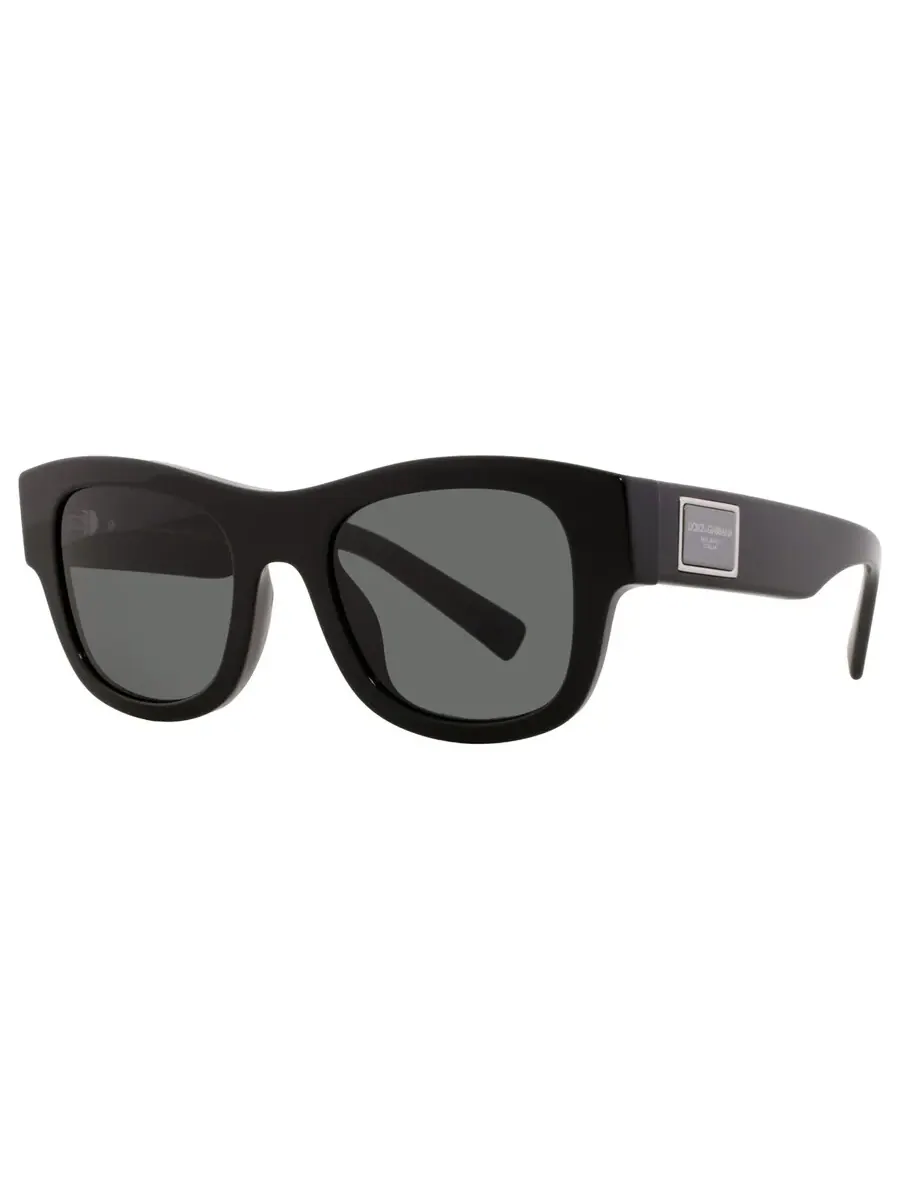 Солнцезащитные очки для мужчин Dolce and Gabbana темно-серые квадратные DG4509 501/87 50 Dolce & Gabbana — изображение 2 из 4