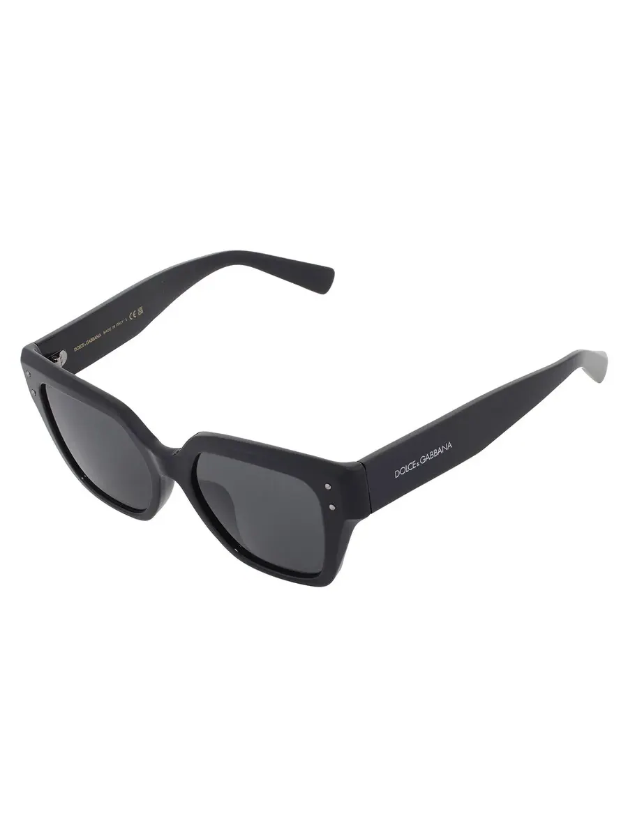 Женские солнцезащитные очки Dolce and Gabbana темно-серые квадратные DG4471F 501/87 52 Dolce & Gabbana — изображение 3 из 4