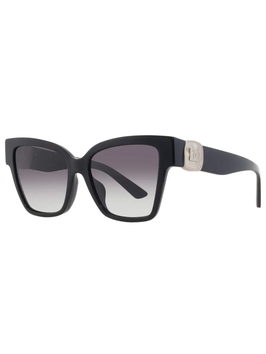 Женские солнцезащитные очки Dolce and Gabbana с серым градиентом и бабочкой DG4470F 501/8G 54 Dolce & Gabbana, черный