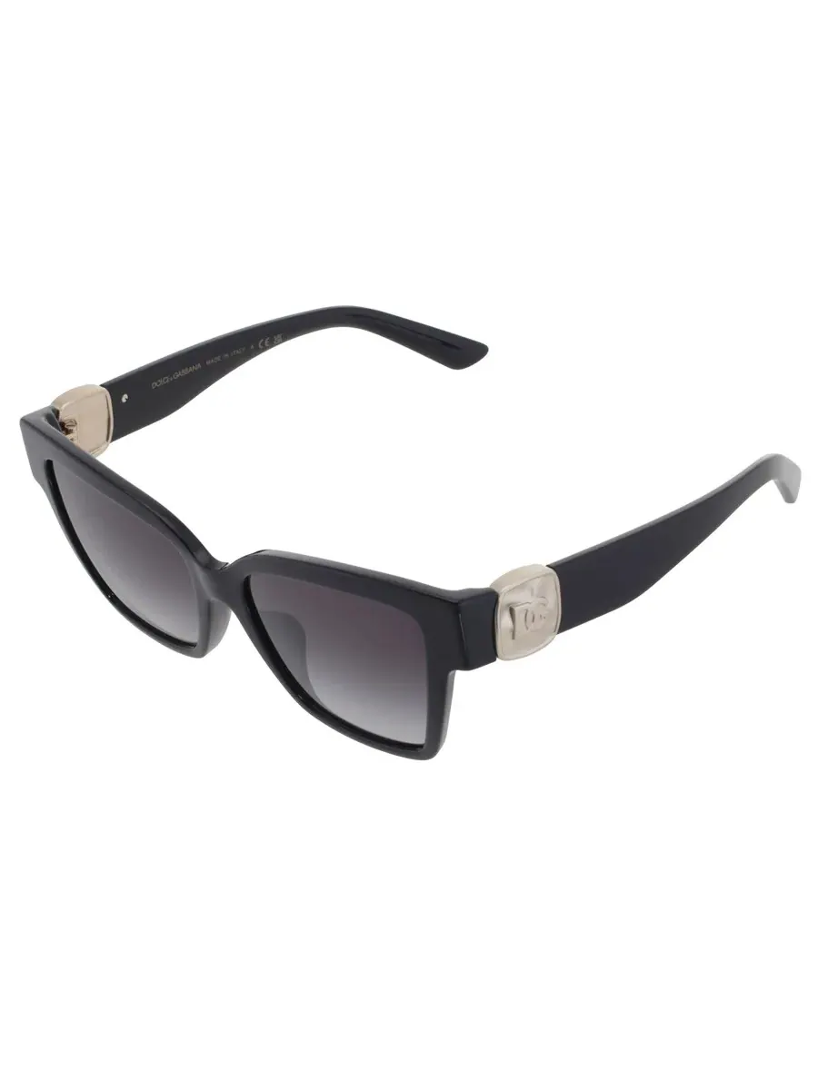 Женские солнцезащитные очки Dolce and Gabbana с серым градиентом и бабочкой DG4470F 501/8G 54 Dolce & Gabbana, черный