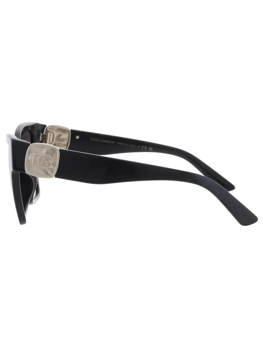 Женские солнцезащитные очки Dolce and Gabbana с серым градиентом и бабочкой DG4470F 501/8G 54 Dolce & Gabbana, черный