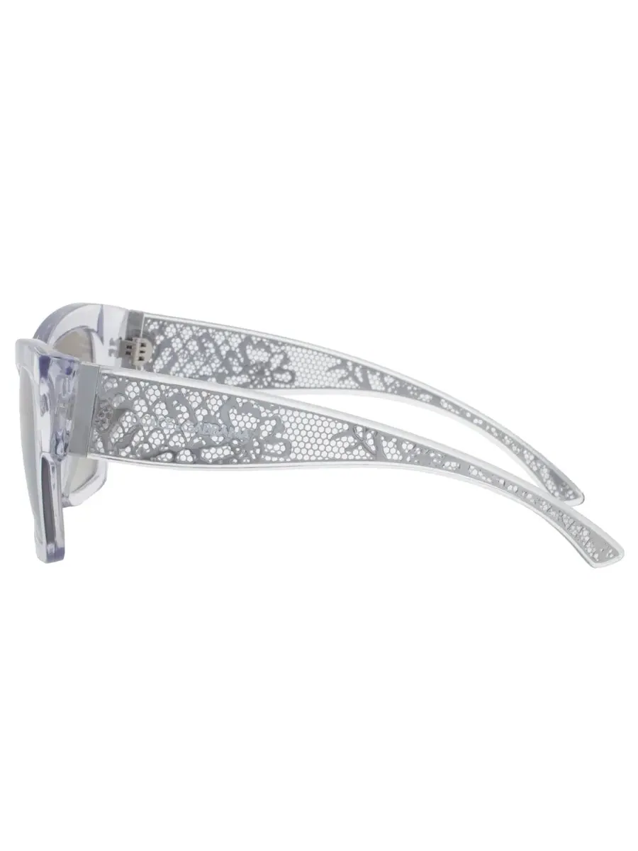 Dolce & Gabbana Женские солнцезащитные очки Dolce and Gabbana Silver Mirror Butterfly DG4493 31338V 55 — изображение 4 из 4