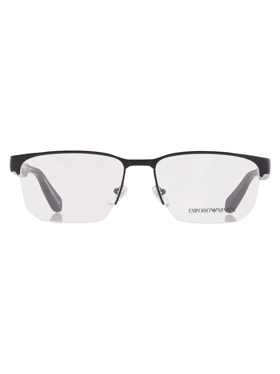 Мужские очки Emporio Armani Demo Rectangular EA1162 3001 56 — черный