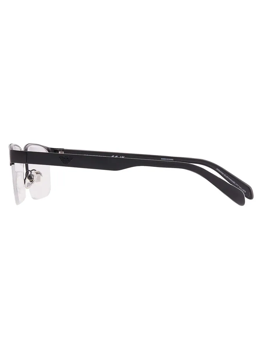 Мужские очки Emporio Armani Demo Rectangular EA1162 3001 56 — изображение 4 из 4, черный