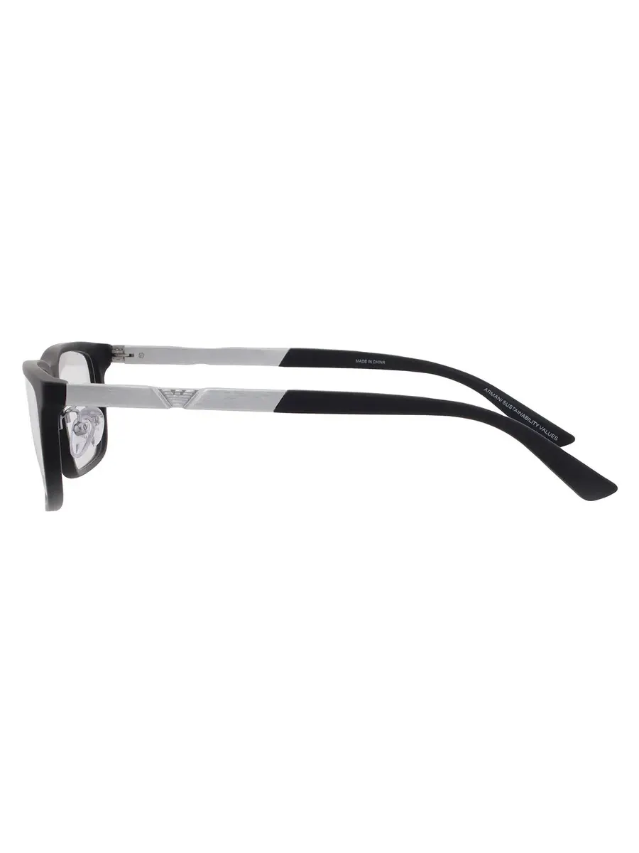 Мужские очки Emporio Armani Demo Rectangular EA3251D 5001 55 — изображение 4 из 4, черный