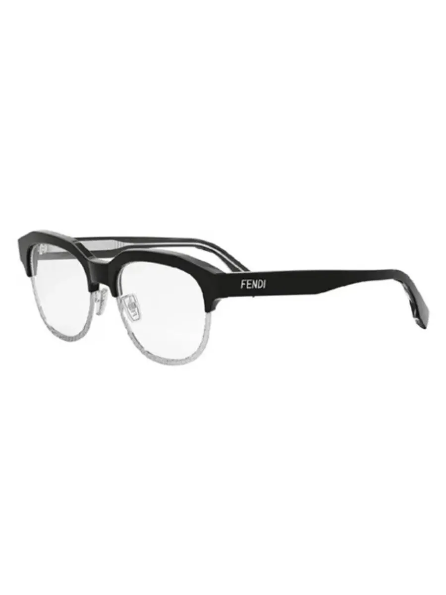 Мужские круглые очки Fendi Demo FE50068U 020 52