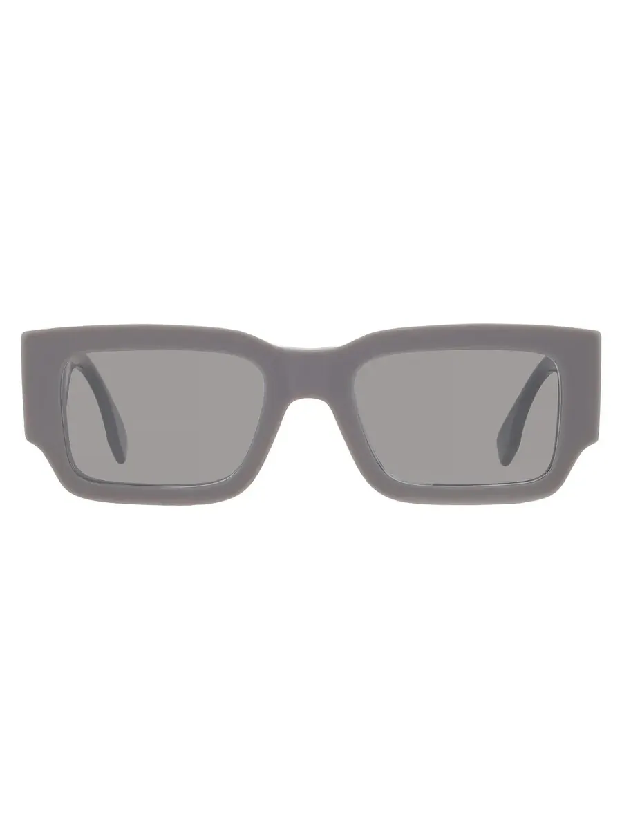 Мужские солнцезащитные очки Fendi Grey Mirror Square FE40131I 20C 51