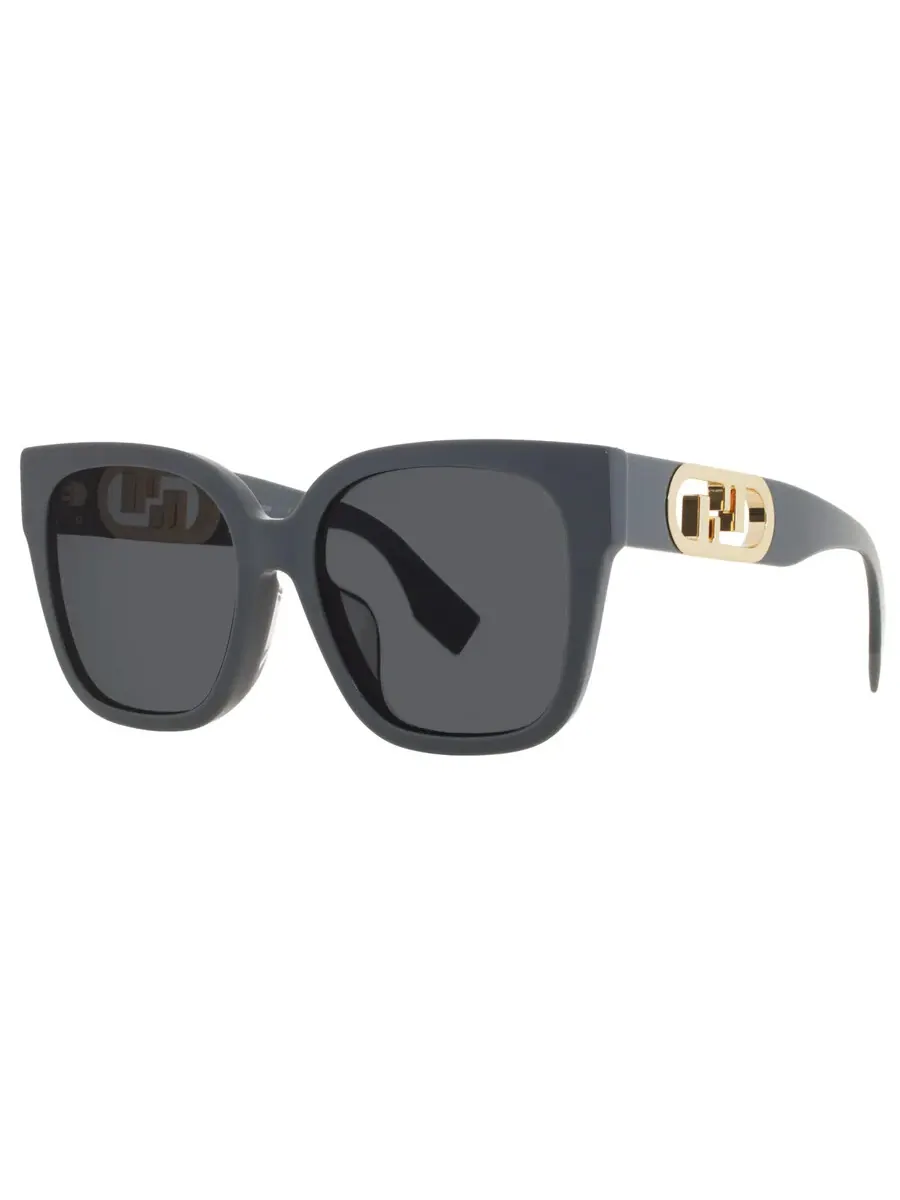 Женские солнцезащитные очки Fendi Grey Square FE40063F 20A 55 — изображение 2 из 4, серый