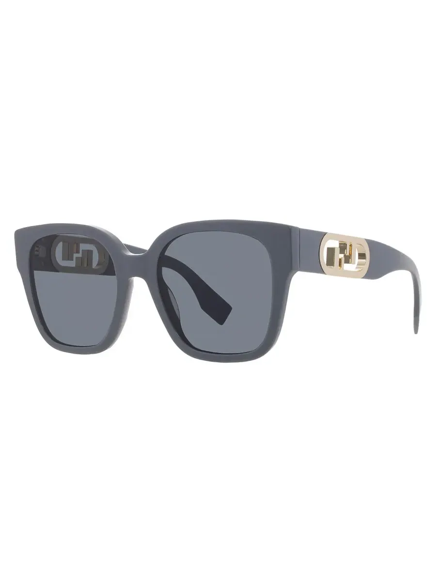 Женские солнцезащитные очки Fendi Grey Square FE40063I 20A 54 — изображение 2 из 4, серый