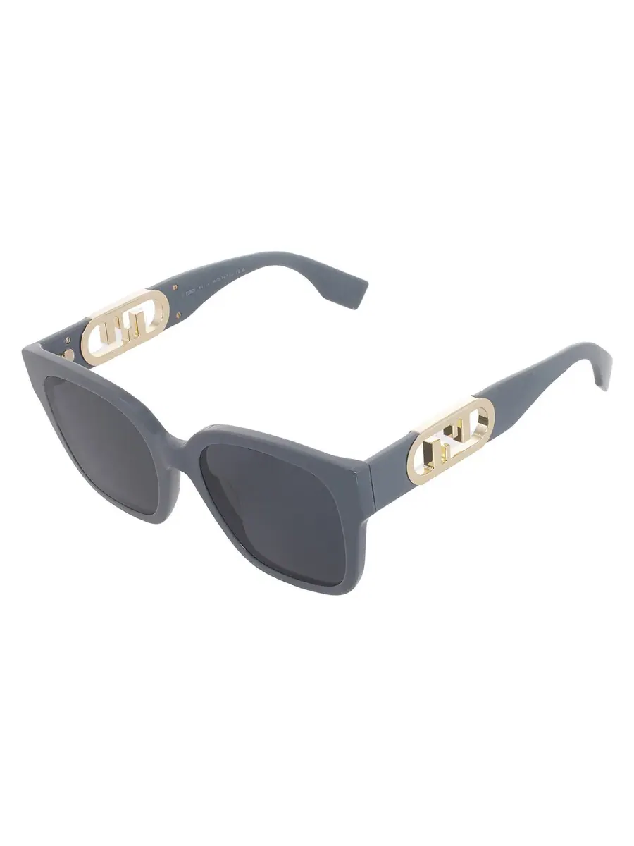 Женские солнцезащитные очки Fendi Grey Square FE40063I 20A 54 — изображение 3 из 4, серый