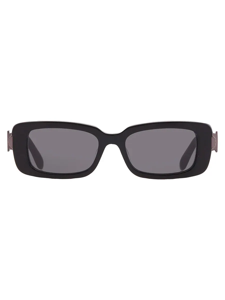 Солнцезащитные очки для женщин Ferragamo темно-серые прямоугольные SF1105S 001 52