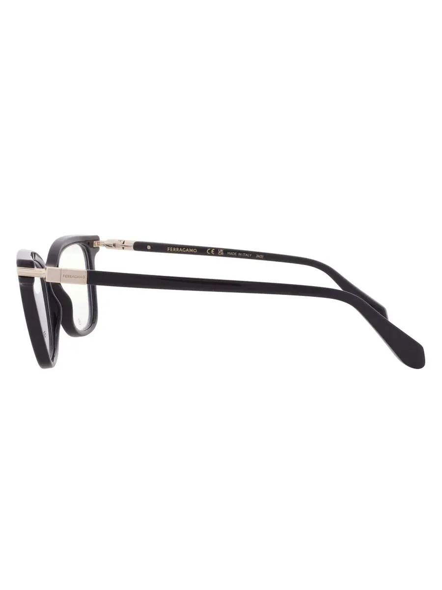Очки для женщин Ferragamo Demo Cat Eye SF2991 001 51 — изображение 4 из 4, черный