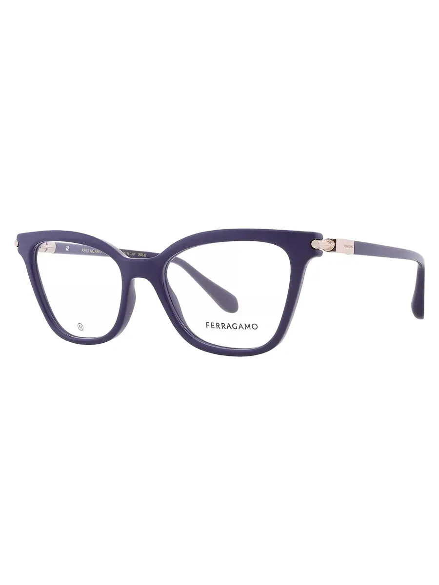 Очки для женщин Ferragamo Demo Cat Eye SF2991 414 51 — изображение 2 из 4, темно-синий