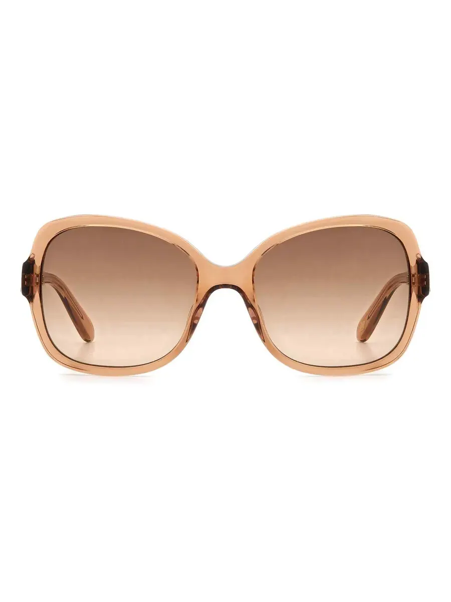 Женские солнцезащитные очки Fossil Brown Gradient Butterfly FOS 2121/S 0TUI/HA 56 — коричневый