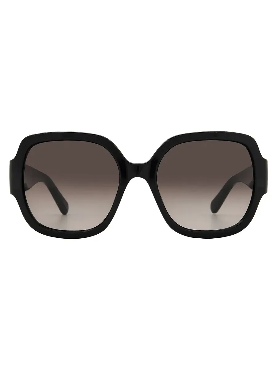 Женские солнцезащитные очки Fossil Brown Gradient Square FOS3151GS 0807/HA 58 — черный