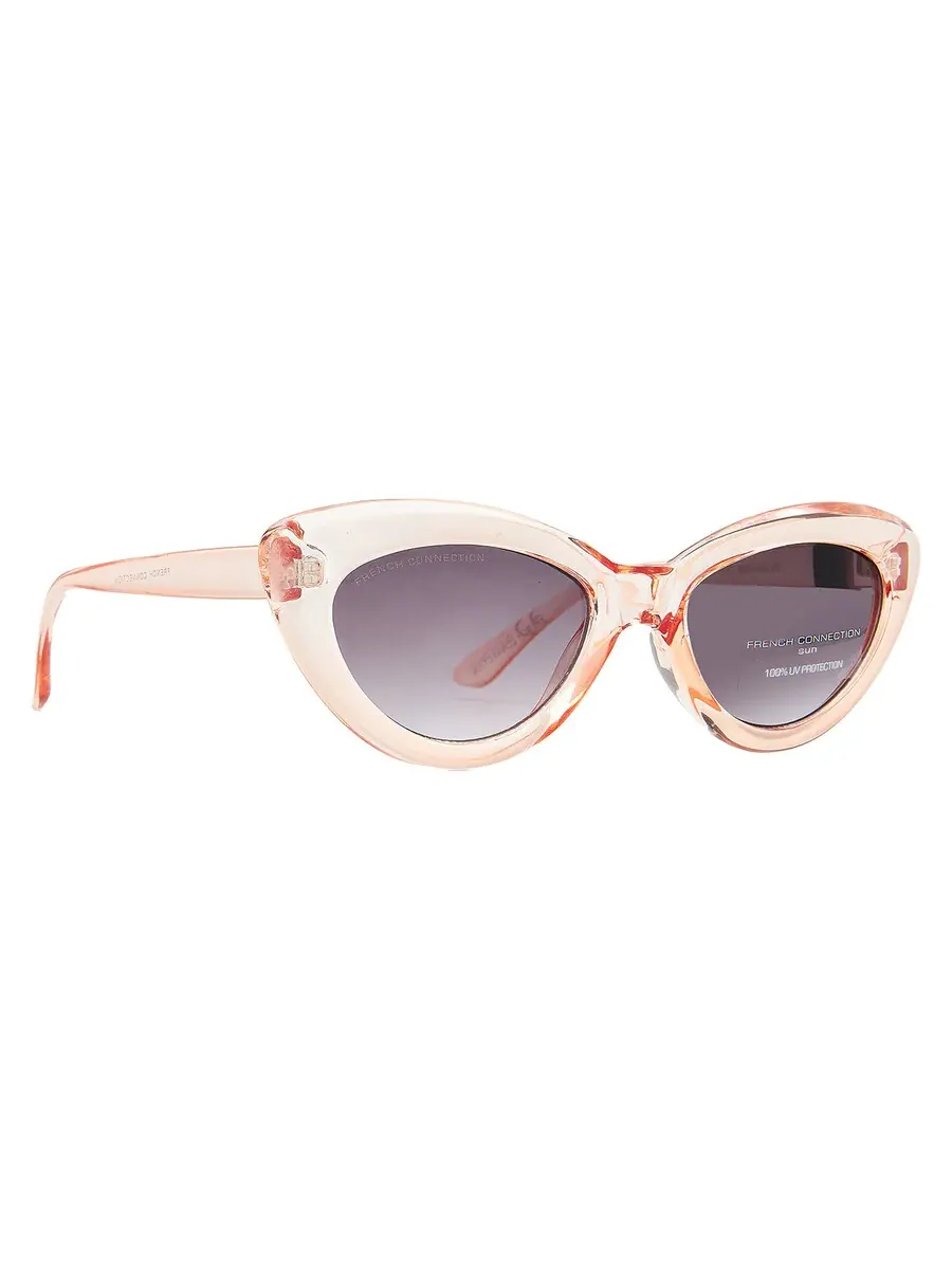 Женские солнцезащитные очки French Connection 59054FCU681 Smoke Cat Eye 10261793.LTS CRY — изображение 2 из 4, прозрачный