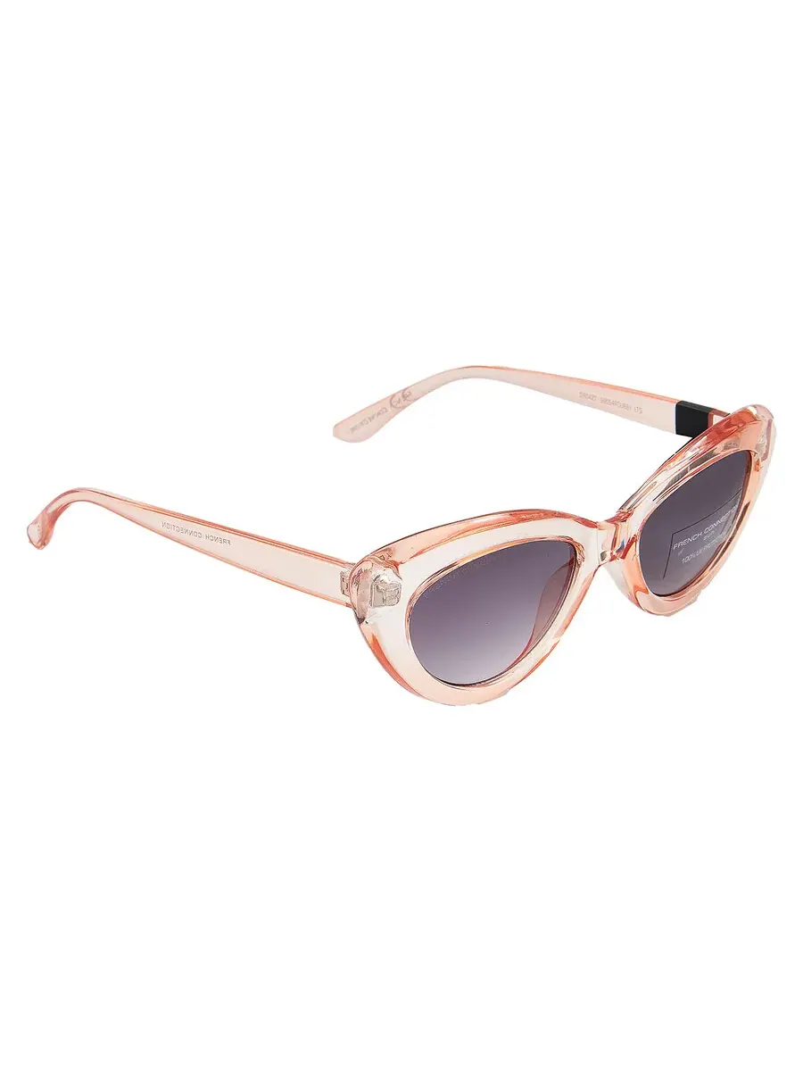 Женские солнцезащитные очки French Connection 59054FCU681 Smoke Cat Eye 10261793.LTS CRY — изображение 4 из 4, прозрачный