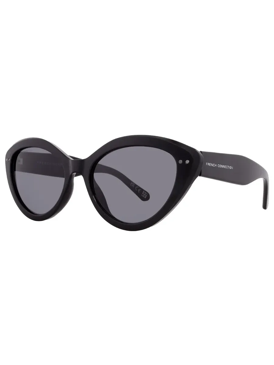 Женские солнцезащитные очки French Connection FC 25 62 черные с дымчатыми линзами Cat Eye 10269916.LTS черные, черный
