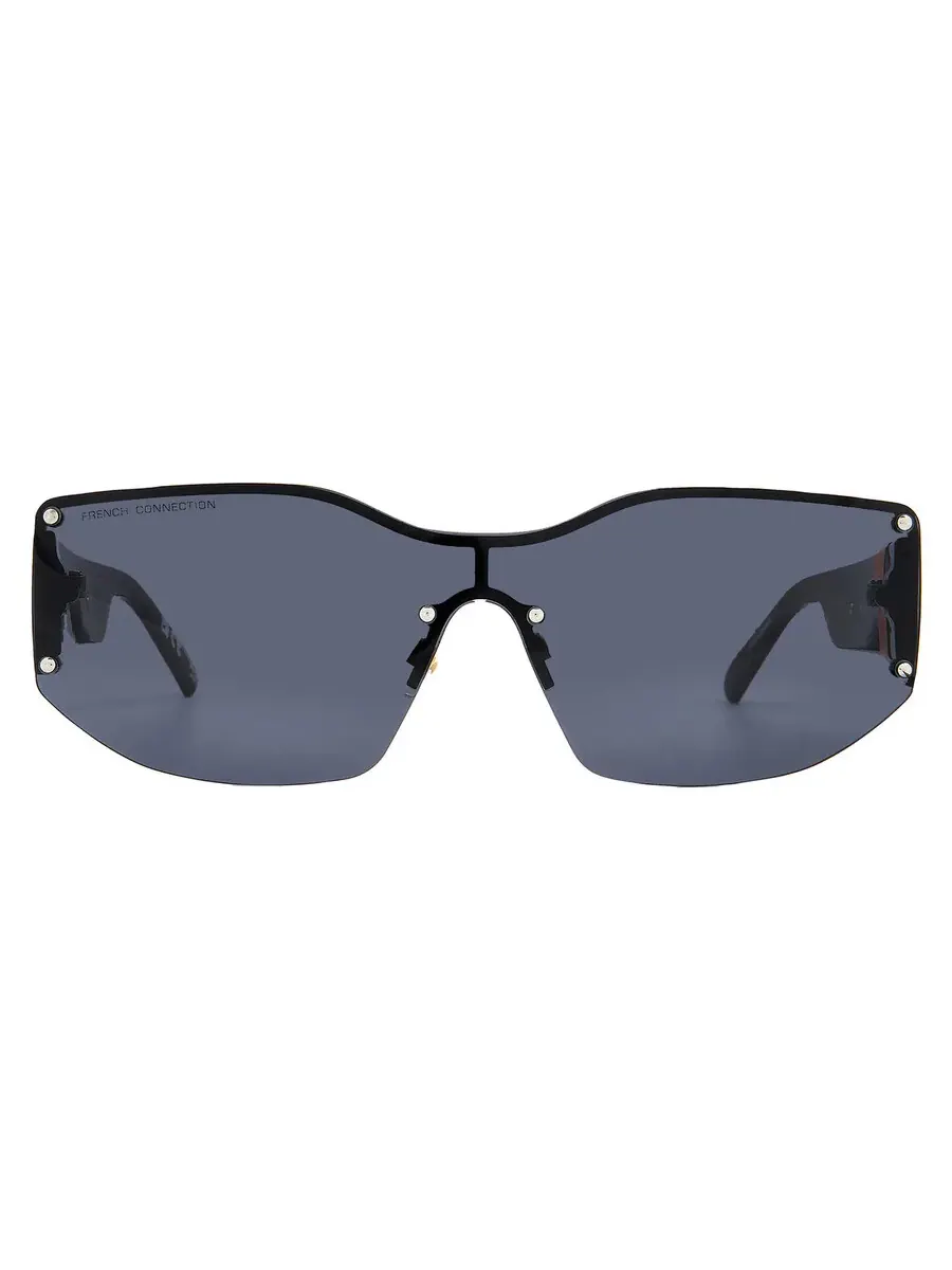 Женские солнцезащитные очки French Connection FC 25 77 BLK Smoke Geometric 10269922.LTS BLK
