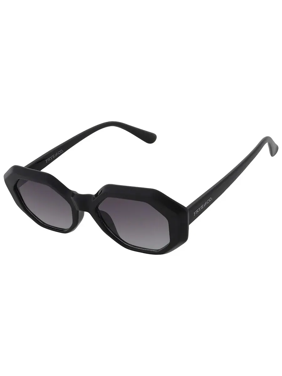 Солнцезащитные очки женские Frye 39419FCO001 Smoke Geometric 10260402.COM BLKSMK — изображение 3 из 4, черный