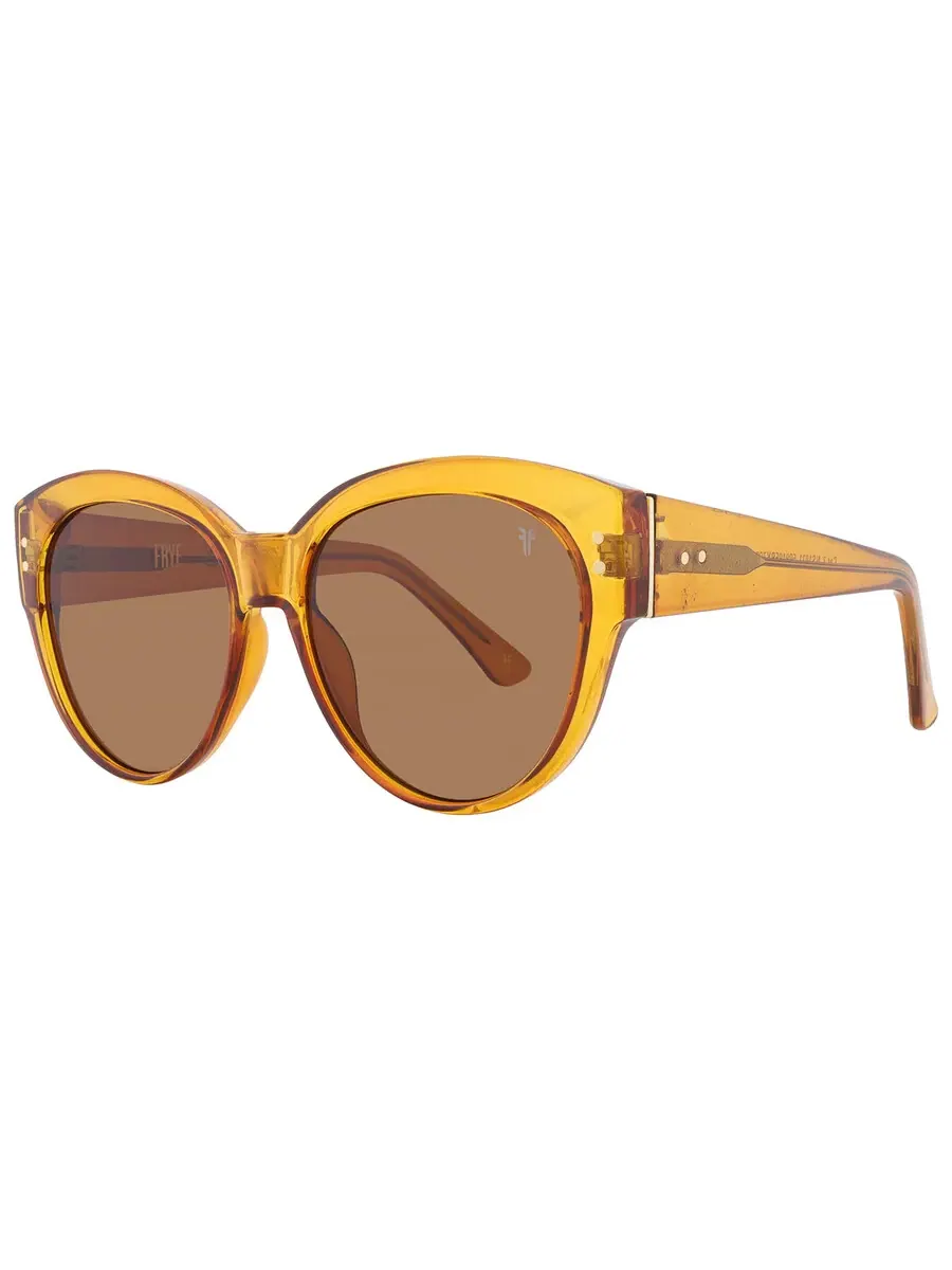 Солнцезащитные очки Frye 50949FRY700 коричневые Cat Eye унисекс 10262116.FRY YLWBRN — изображение 2 из 4, желтый
