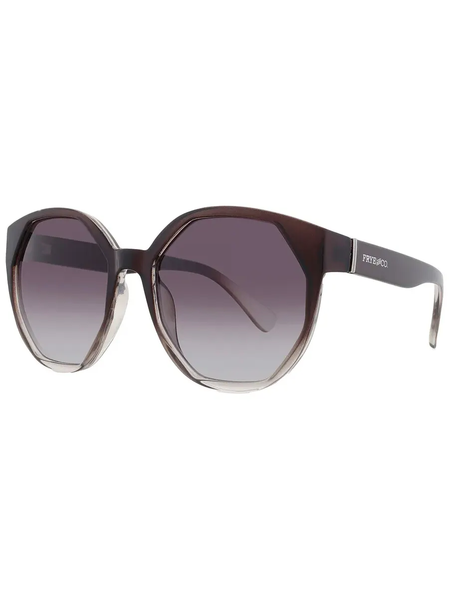 Очки солнцезащитные женские Frye 53311FCO001 Smoke Oval 10260430.COM CHRSMK — изображение 2 из 4, темно-серый