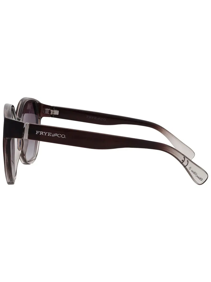 Очки солнцезащитные женские Frye 53311FCO001 Smoke Oval 10260430.COM CHRSMK — изображение 4 из 4, темно-серый